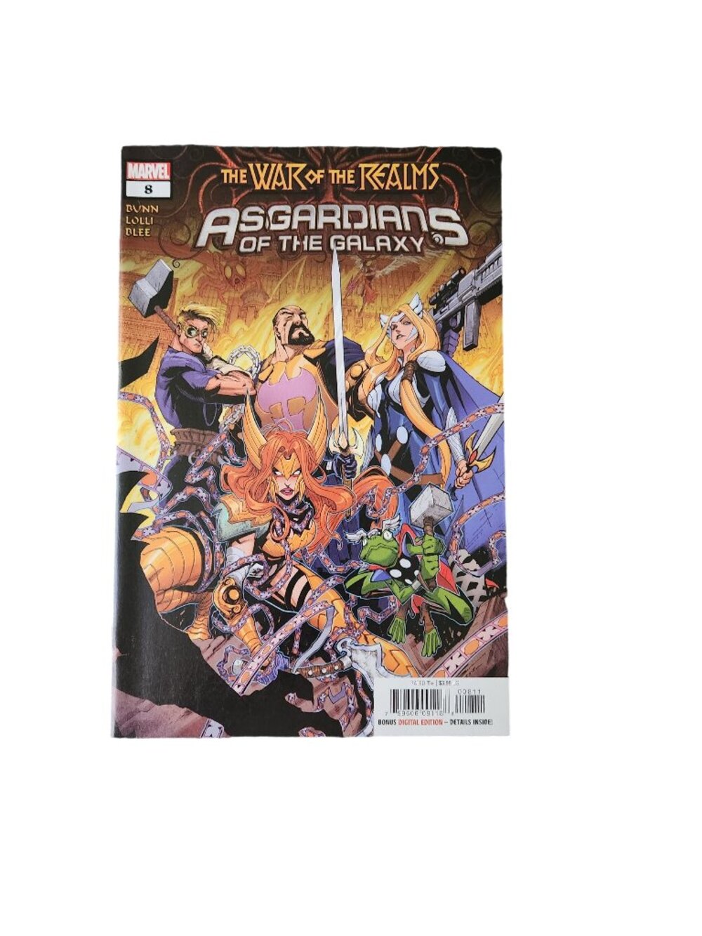 Marvel Asgardians Of The Galaxy #8 2019 Comic Book Collector Bagged Boarded